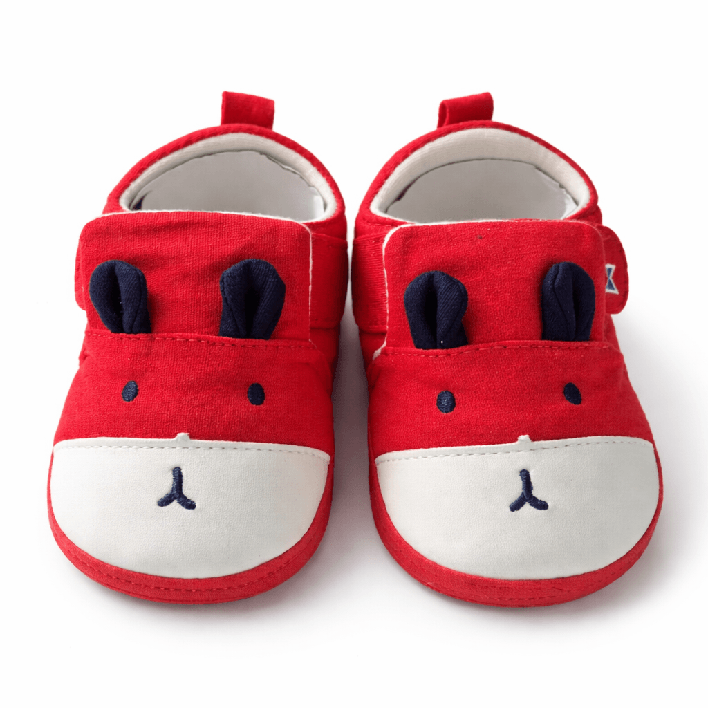 Animal-face baby booties from the catalog