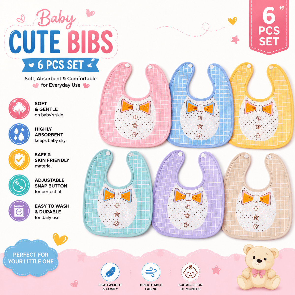 Waterproof Baby Bibs