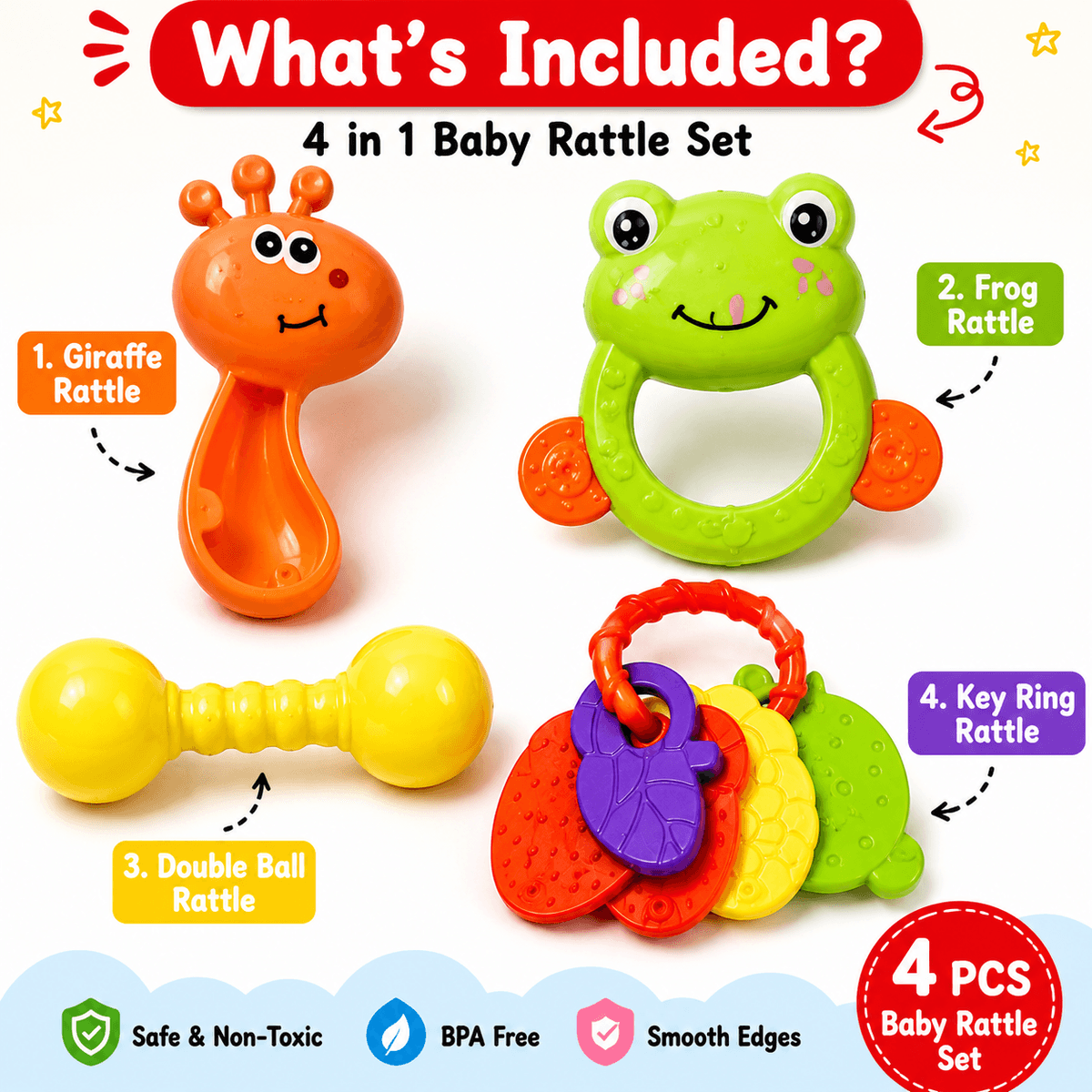 Baby Rattle Set